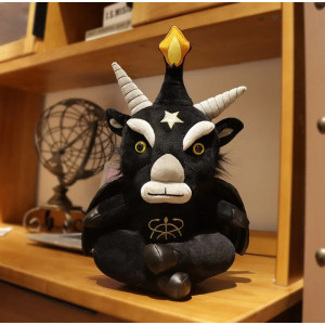 Peluche Gothique Baphomet "Flamme du Savoir"
