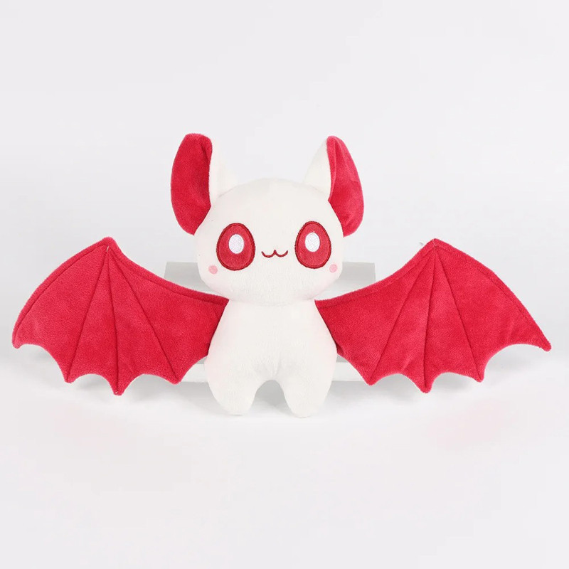 Peluche Gothique Mini Chauve-Souris "DémoniaKawaii" Couleur Blanc