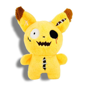 Avant Peluche Gothique Monstrueuse "Zombie Jaune "