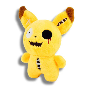 Peluche Gothique Monstrueuse "Zombie Jaune "