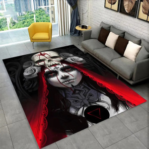 Tapis Tête de Mort "Mariée des Enfers"