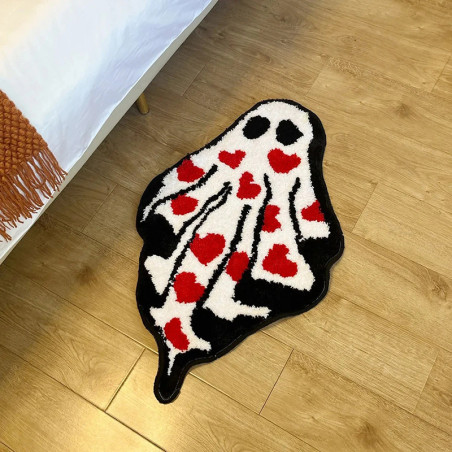Vue générale Tapis Goth Glamour - Fantôme 'Spectre Amoureux'