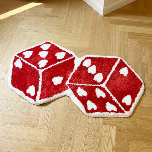 Tapis Rock Dés du Hasard - Chance Sanglante