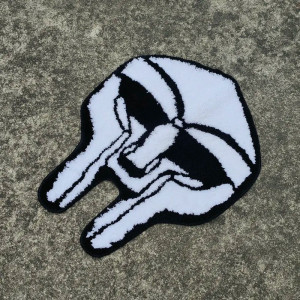Avant Tapis Déco Gladiateur Masqué "Visage du Chaos"