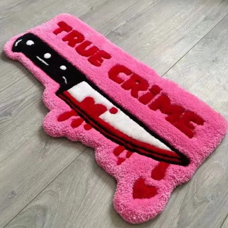 Avant Tapis Goth Gore "True Crime" - Lame Sanglante