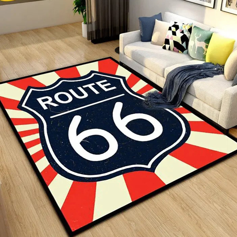 Tapis Biker Route 66 "Route 66 Pop Spirit"