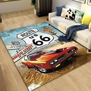 Tapis Route 66 "Route 66 Muscle Trip"