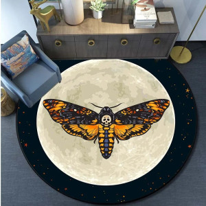 Tapis Tête de Mort Goth "Lune du Sphinx"
