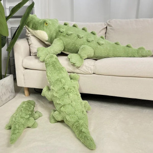 Vue générale Peluche Crocodile Moelleux - "Câlin des Marais"
