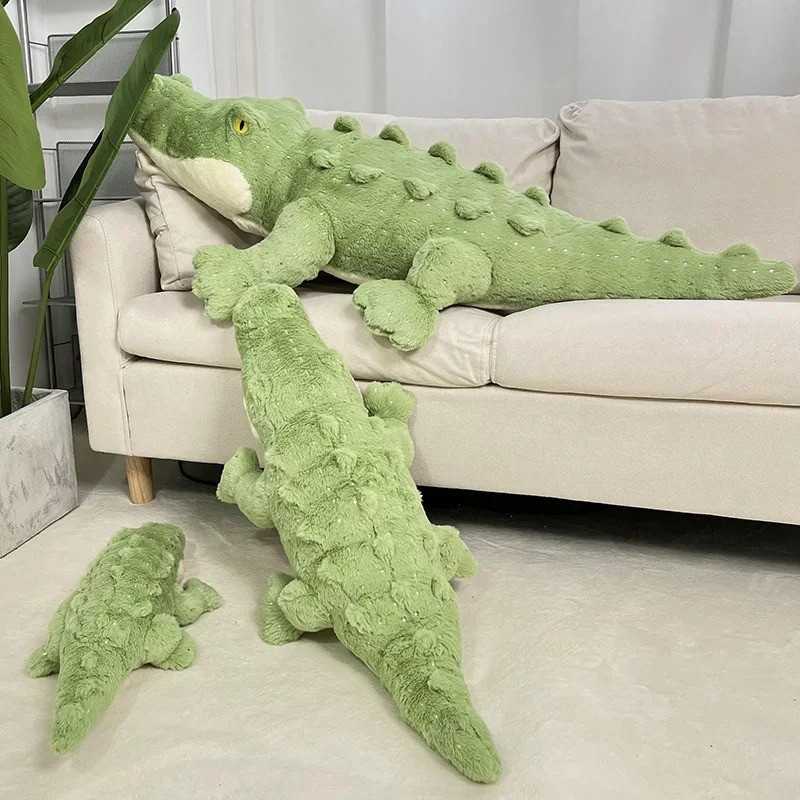 Vue générale Peluche Crocodile Moelleux - "Câlin des Marais"