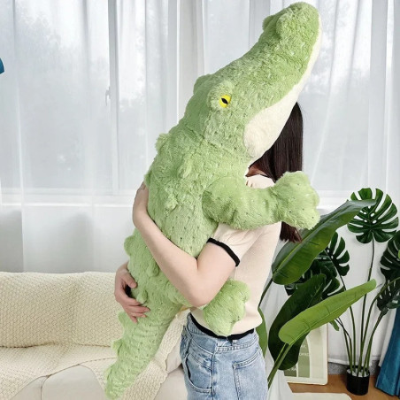 Peluche Crocodile Moelleux - "Câlin des Marais"