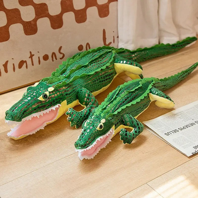 Peluche Crocodile Sauvage - "Griffes & Crocs des Tropiques" - 2 tailles au choix !