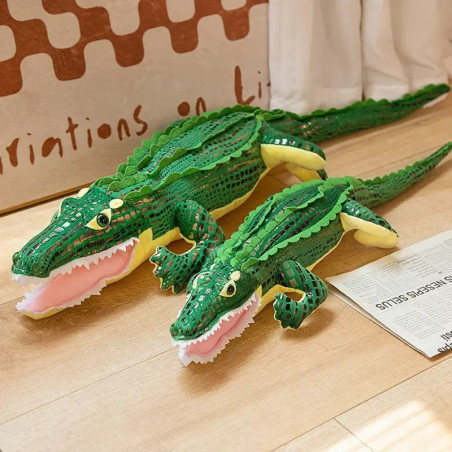 Peluche Crocodile Sauvage - "Griffes & Crocs des Tropiques" - 2 tailles au choix !