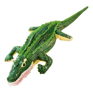 Vue générale Peluche Crocodile Sauvage - "Griffes & Crocs des Tropiques" - 2 tailles au choix !