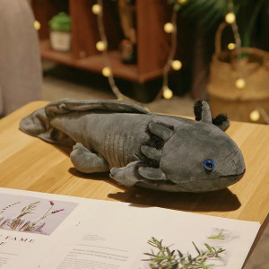 Peluche Axolotl Fantaisie – "Ambassadeur des Abysses" Couleur Noir