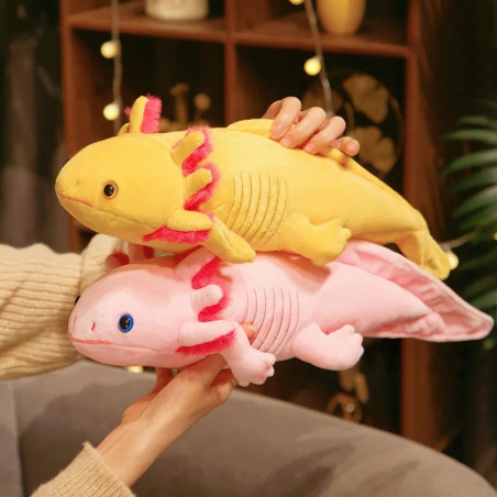 Peluche Axolotl Fantaisie – "Ambassadeur des Abysses"