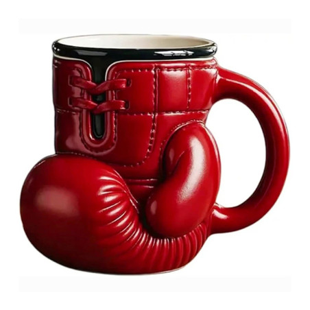 Vue générale Mug Gant de Boxe "Uppercut Matinal"