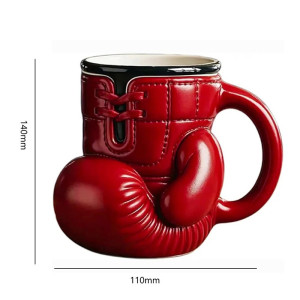 Dimensions Mug Gant de Boxe "Uppercut Matinal"