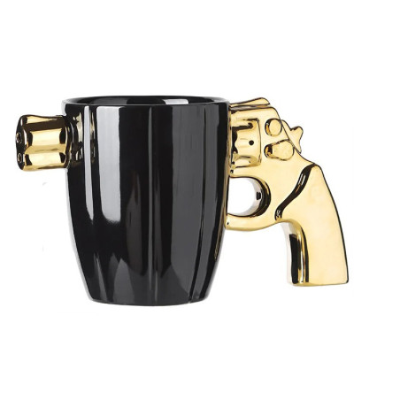 Mug Revolver "Tir Express" Couleur Or