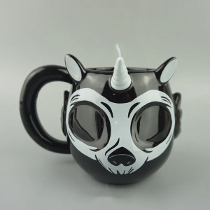 Mug Licorne Squelettique 'Crâne de la Nuit'