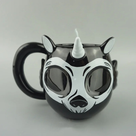 Mug Licorne Squelettique 'Crâne de la Nuit'
