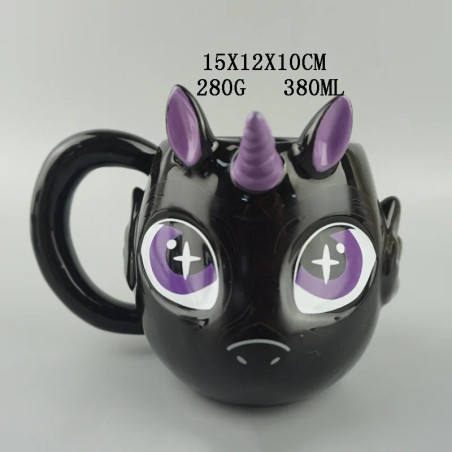 Dimensions Mug Licorne Gothique 'Regard Surnaturel'