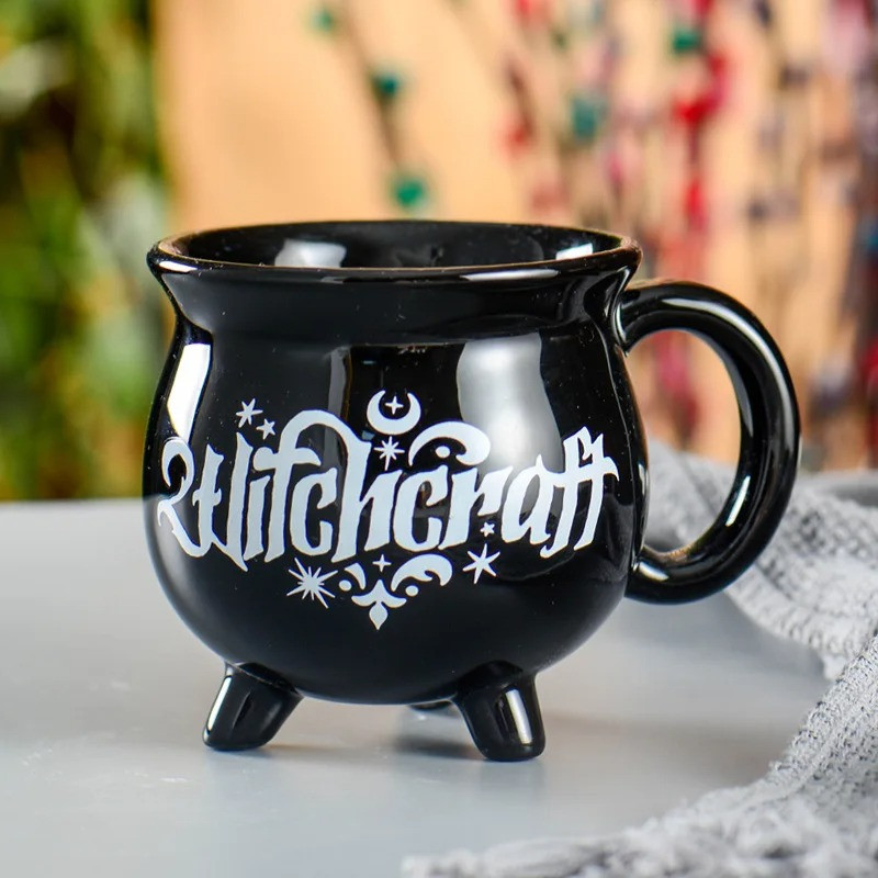 Mug Chaudron Gothique Ensorcellé 'Witchcraft - Élixir des Sorcières'