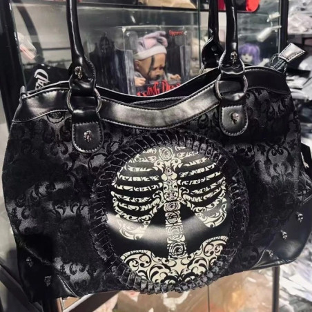 Sac Tête de Mort Goth - Cage Baroque des Ombres