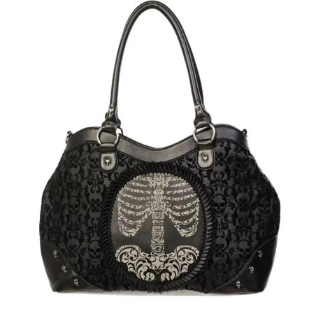 Vue générale Sac Tête de Mort Goth - Cage Baroque des Ombres