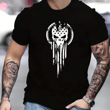 T-shirt Tête de MortCrâne "Justice Déchue"