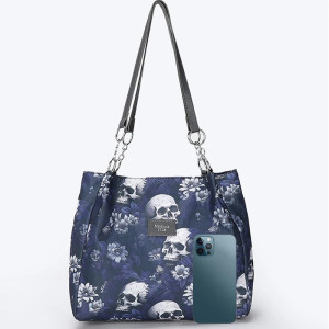 Détails du Sac Tête de Mort - Échos Floraux du Crépuscule - 2 couleurs au choix