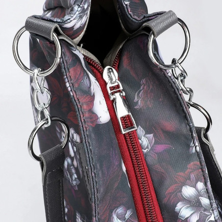 Fermeture du Sac Tête de Mort - Échos Floraux du Crépuscule