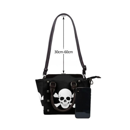 Détails Sac Tête de Mort Jolly Roger Rebelle