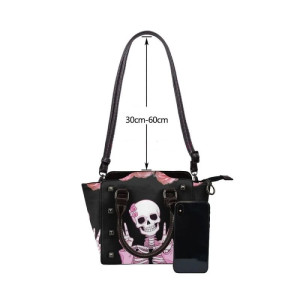 Détails du Sac Tête de Mort Squelette Peace & Roses