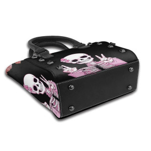 Sac Tête de Mort "Squelette Peace & Roses"