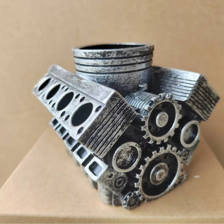 Pot à Crayons Biker Moteur V8 "Engine Block Power" modele 2