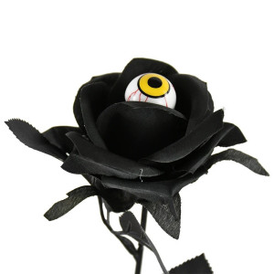 Décoration Gothique Bouquet Macabre - Roses aux Yeux