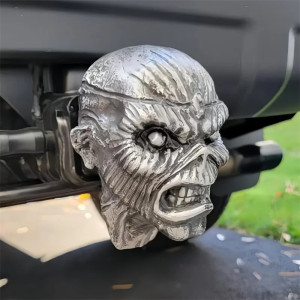 Accessoire Auto Tête de Mort - Cache Attelage Tête de Mor