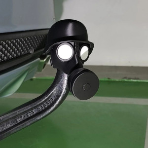 Cache Attelage Tête de Mort - Casque & Masque Militaire