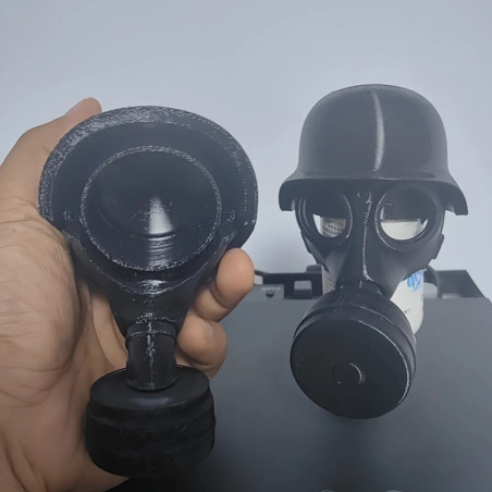 Details Cache Attelage Tête de Mort - Casque & Masque Militaire
