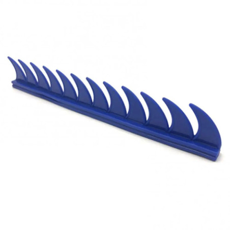 Crête de Casque Motard Rebelle - Ailerons de Faucheur Couleur Bleu Marine