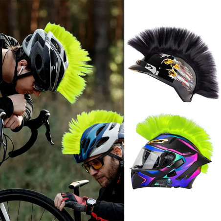 Avant Accessoire Casque Rider - Mohawk Punk Vibrant