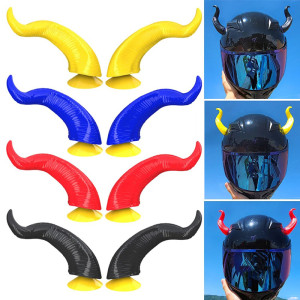 Accessoire Casque Biker Rock Goth "Cornes du Démon" - 4 couleurs au choix !