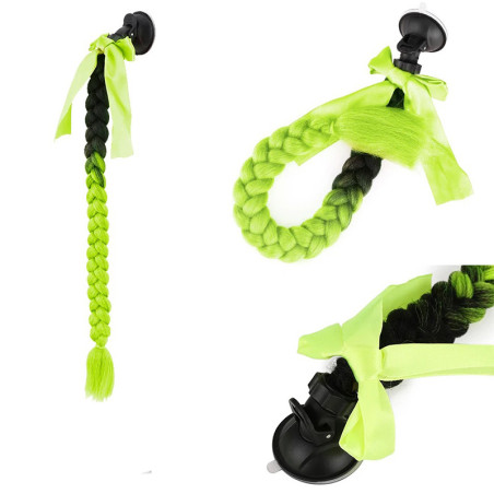 Accessoire Casque Biker Coiffure Femme "Crinière de la Valkyrie de l'Asphalte" Modele 4