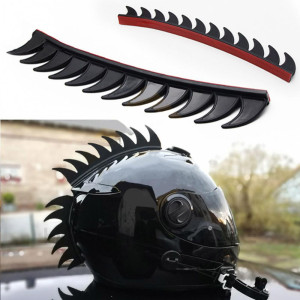 Magnifique Crête de Casque Motard Rebelle - Ailerons de Faucheur