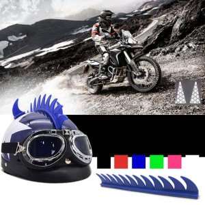 Détails de la Crête de Casque Motard Rebelle ou Ailerons de Faucheur