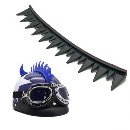 Magnifique Crête de Casque Motard Rebelle Punk Pics de l'Ombre