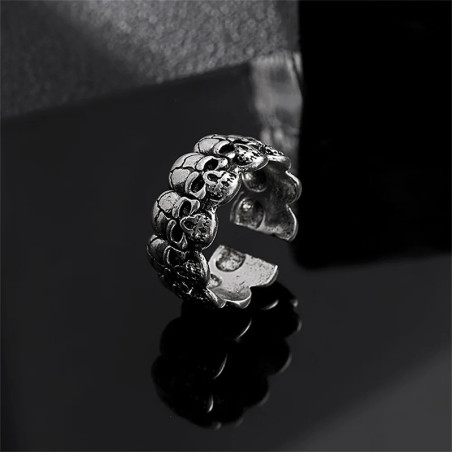 Bague Tête de Mort "L'Anneau des Catacombes"