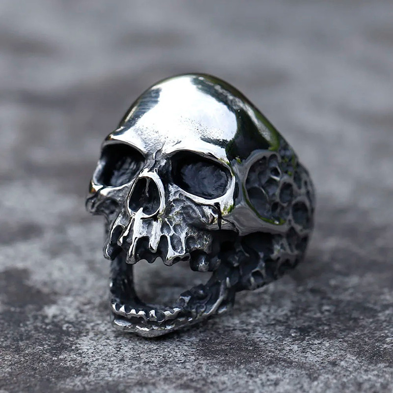 Bague Tête de Mort "Venin de Mercure"