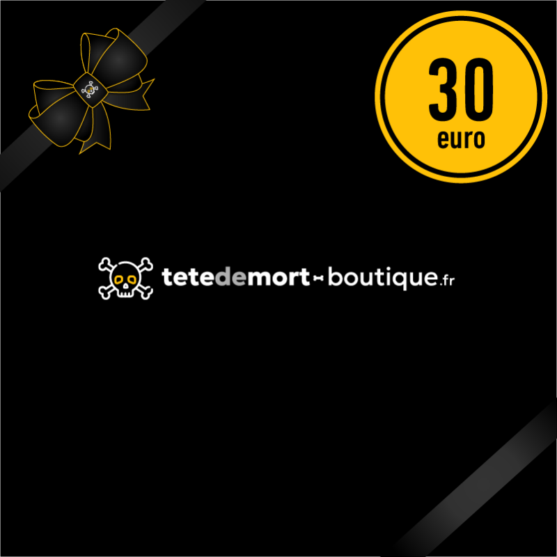 Carte Cadeau 30€ Tête de Mort | Le Geste Rebelle
